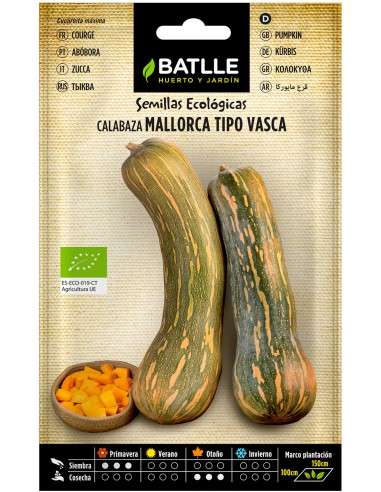 Semillas de Calabaza Vasca Mallorca Sel.Marina