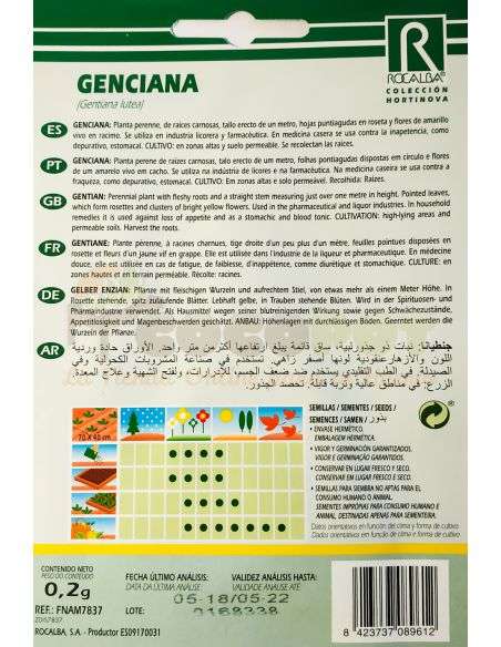 Semillas de Genciana