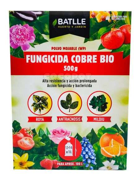 Fungicida Cobre BIO Polvo 500g.