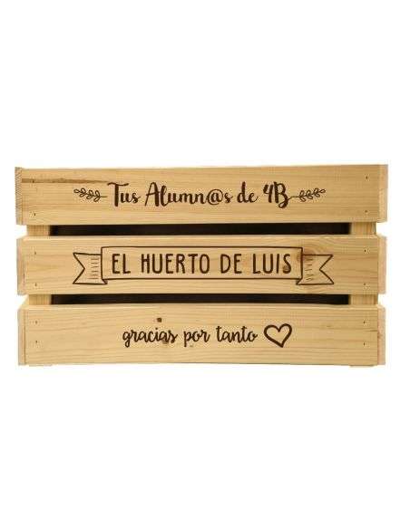 Caja de Madera Grande Personalizada