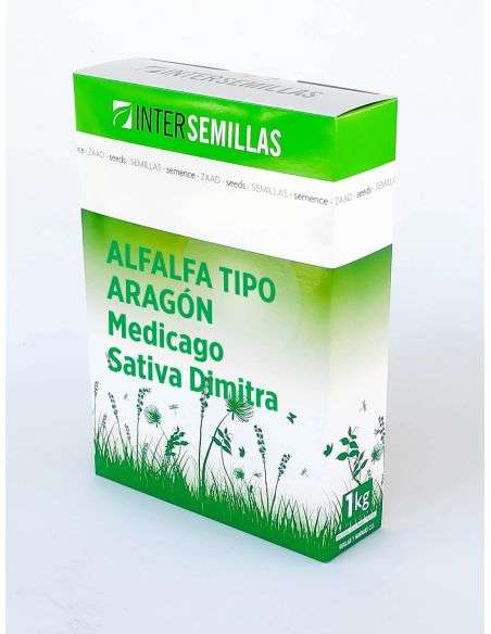 Semillas Ecológicas Abono Verde Alfalfa Forrajera (Medicago Sativa Dimitra) 1Kg.