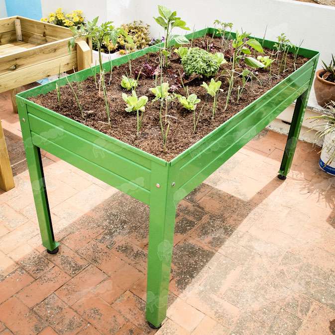 Mesa de cultivo metalica 150x75